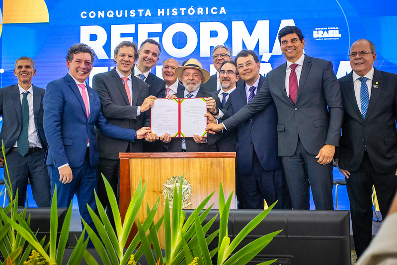 Cerimônia de Sanção da Reforma Tributária Fotos: Diogo Zacarias/MF